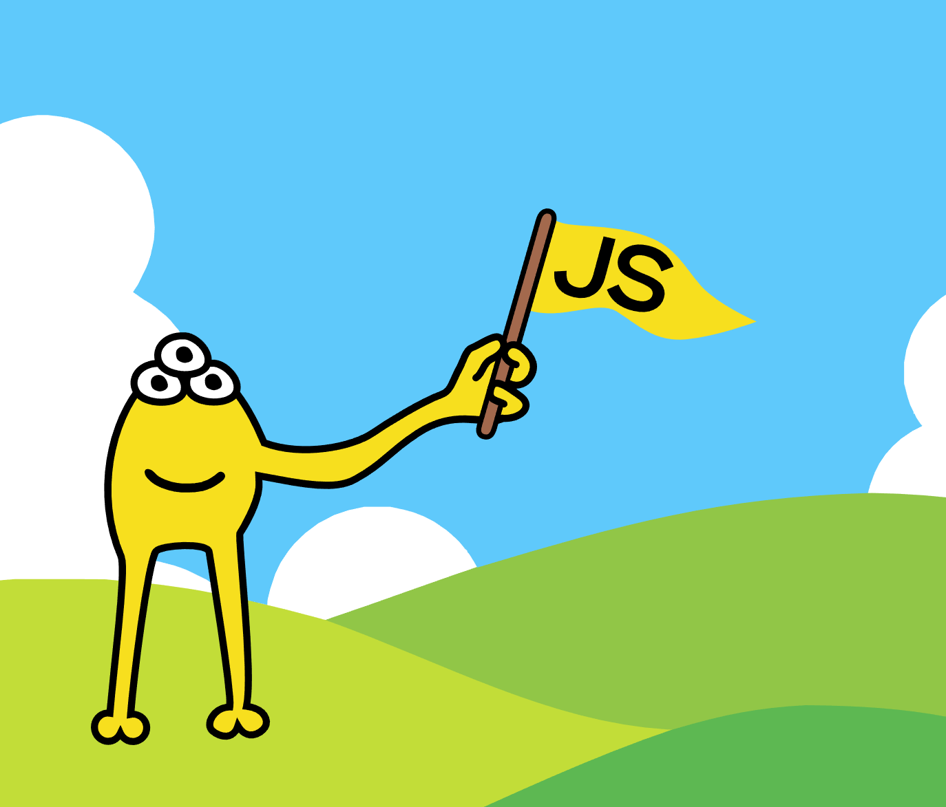 JavaScript mascot bliss