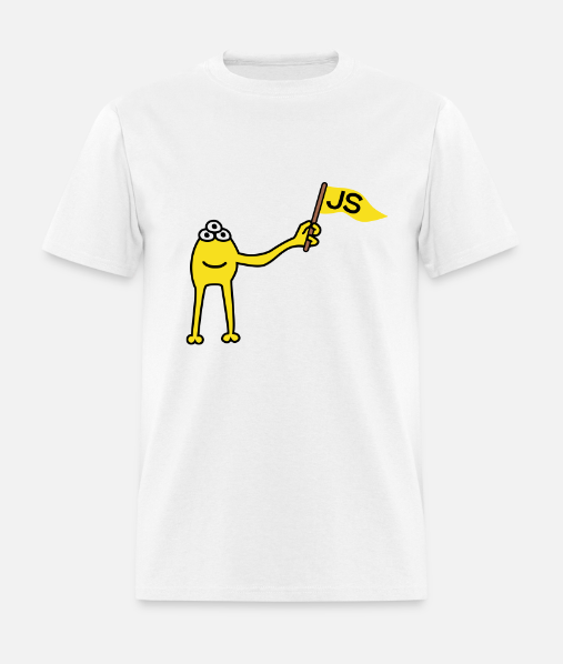 JavaScript mascot t-shirt